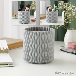 Органайзер подставка 12 см / K-012 /уп 96/серый