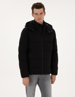 Siyah Kap__onlu _i_me Mont - Pierre cardin фото 8