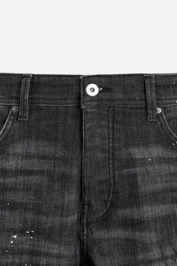 RIPPED SKINNY JEANS WITH PAINT SPLATTER - Zara фото 18