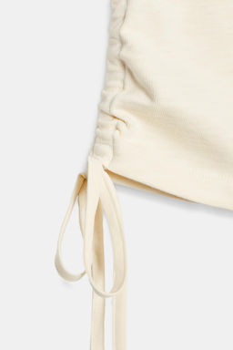 CAMISETA R?STICA FRUNCES / Mantequilla - Zara фото 9