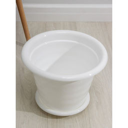 Горшок для цветов с поддоном «Виола», 16 л, пластиковый, белый