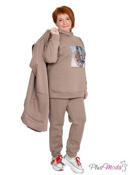 Толстовка Модель №1050 размеры 44-84 - Plusmoda фото 8