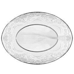 Лейси (Lacy) Блюдо стеклянный 21,5х16,5х3см, овальное, Pasabahce (Россия)