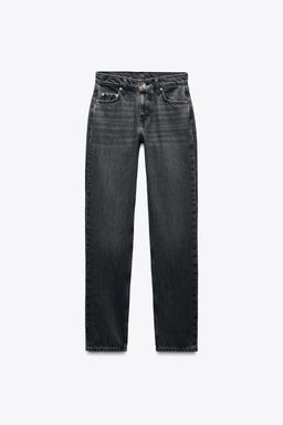ZW COLLECTION STRAIGHT LOW-RISE JEANS - Zara фото 11