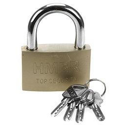 Замок навесной, сталь 70мм "HMBR" "Top security", 69х93х22мм, 4 ключа, в блистере (Китай)
