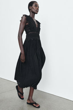 ZW COLLECTION LACE DRESS - Zara фото 5