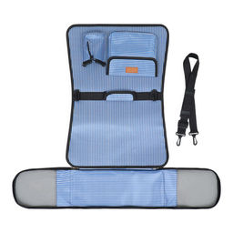 Сумка-переноска с органайзером в полоску, размер М (44,5 х 26 х 40 см), голубой - Пижон фото 13