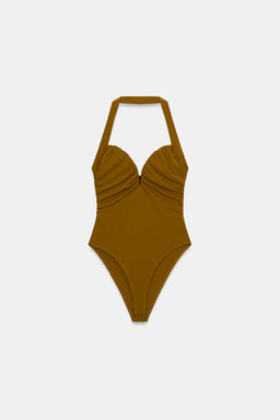 BODY HALTER DRAPEADO / Aceite