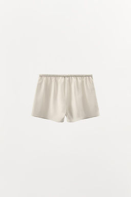 SILK LINGERIE SHORTS - Zara фото 5