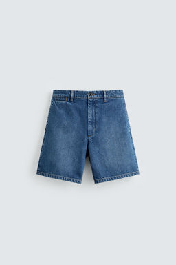 BERMUDA CHINO DENIM / Azul medio