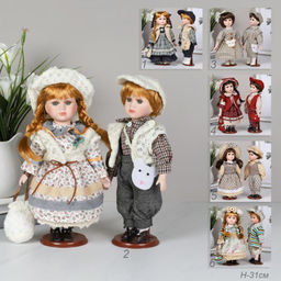 Сувенир коллекционный Мальчик и Девочка 2 штуки набор 31 см / 1213 /уп 24/ - Галеонтрейд фото 8