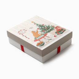 Махровые полотенца Этель. Джингл белз, 30?30 см - 5 шт., хлопок 100%, красный