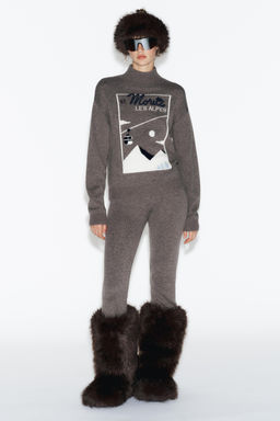 90% WOOL SKI COLLECTION JUMPER - Zara фото 14