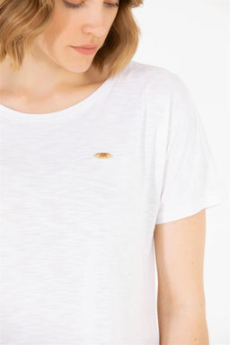 U. S. Polo Assn Женская белая футболка с круглым вырезом - U.s. polo assn фото 14