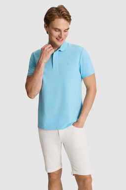 Erkek Aqua Slim Fit Polo Yaka Basic Ti__rt