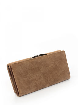 LACCOMA кошелек LA-1075-З-коричневый натуральная замша