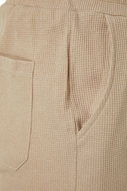 Lacivert-Bej Regular Kordonlu 2 Li Paket Sort & Bermuda TMNSS23SR00076