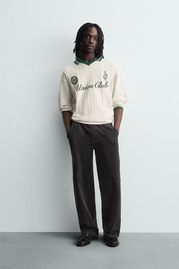 EMBOSSED PRINT T-SHIRT - Zara фото 10
