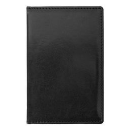 Визитница INFORMAT БИЗНЕС на 72 карточки, полиуретановая обложка, черная, вертикальная