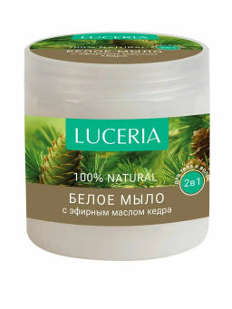 LUCERIA мыло густое д/бани 470мл Белое