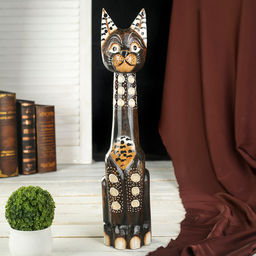 Сувенир «Кошка», 60 см, дерево