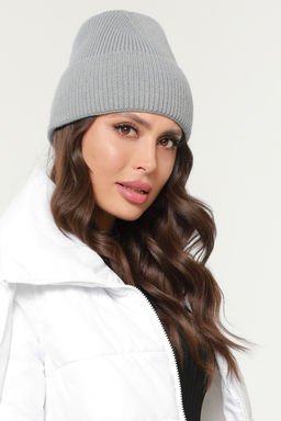 Шапка бини серая - Dstrend фото 3