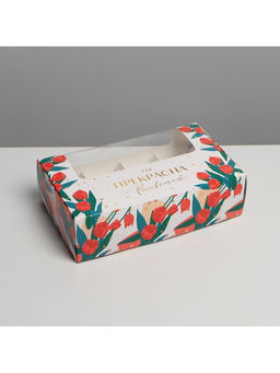 Цена за 5 шт. УЦЕНКА Коробка для эклеров с вкладышами Ты прекрасна, 25.2?15?7 см