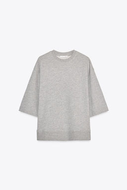 FADED-EFFECT OVERSIZE SWEATSHIRT - Zara фото 6