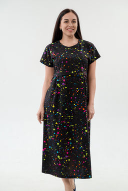 Платье женское из кулирки Миранда акварель - Амадэль фото 4