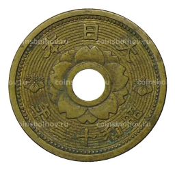 Монета 10 сен 1938 года Япония