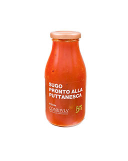 Соус Convivia из томатов черри Путтанеска 250 г, стекло, Италия