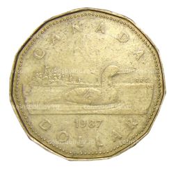 1 доллар 1987 года Канада