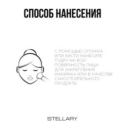 Компактная пудра Stellary тон 02 слоновая кость  фото 10