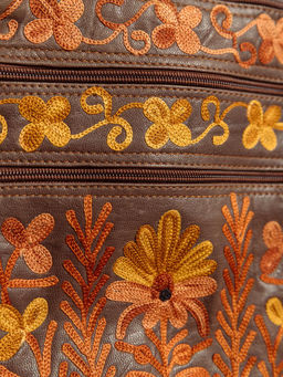 Сумка натуральная кожа через плечо №1114/62 - Ганг фото 3