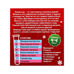 Набор для опытов Новогодние чудеса - Эврики фото 9