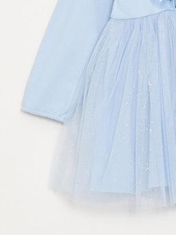 Bask?l? K?z Bebek Elbise