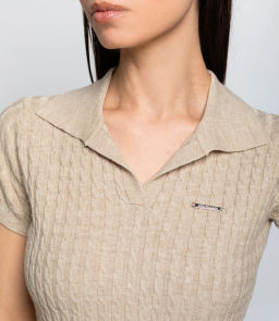 Футболка #КТ933 (3), бежевый