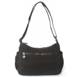 Сумка женская текстиль BoBo-3110, 1отд, плечевой ремень, черный 266009  фото 2