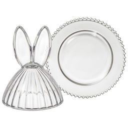 БЛЮДО СЕРВИРОВОЧНОЕ С КРЫШКОЙ RABBIT FAMILY 19,3*19,3*19 СМ - Lefard фото 3