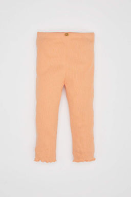 K?z Bebek Duz Paca Fitilli Kaskorse Basic Tayt - Defacto фото 6