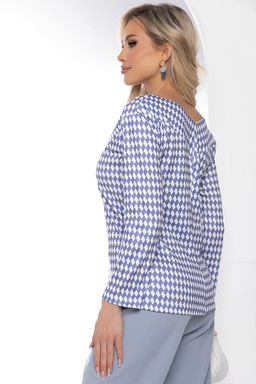 Джемпер Адель (блю энд вайт) Б8065 - Lt collection фото 10