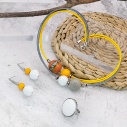 Серьги из муранского стекла SUNSHINE LS3491