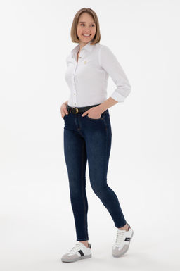 Kad_n Beyaz Uzun Kollu Basic G_mlek Sepette S_rpriz _ndirim - U.s. polo assn фото 4