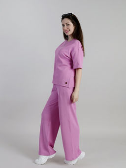 CRB wear / CSMW 90068-45 Комплект женский (футболка, брюки),лавандовый/Ex.Cherubino  фото 2