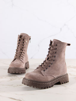 Ботинки EDART 327.22511br.Капучино замша/шерсть фото 2