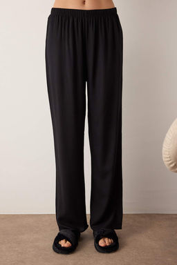 Trendyolmilla Ekru Kurdele/Fiyonk ve Biye Detayl? Viskon Dokuma Pijama Tak?m? THMAW25PT00032  фото 18