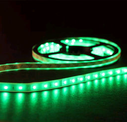 Лента светодиодная ST-5050/60-220v 6mm /уп.100/ ЗЕЛЕНЫЙ