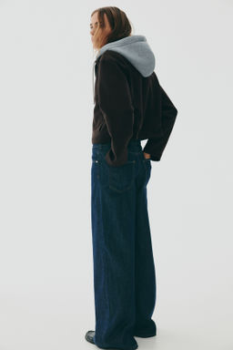 Chaqueta efecto neopreno con dise?o de doble capa - H&m фото 6