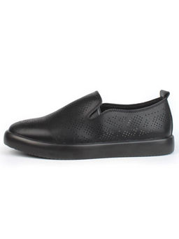 03-YD18-1D BLACK Полуботинки женские (натуральная кожа)