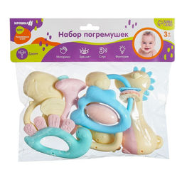 Погремушка «Динозаврики», 6 шт., Крошка Я